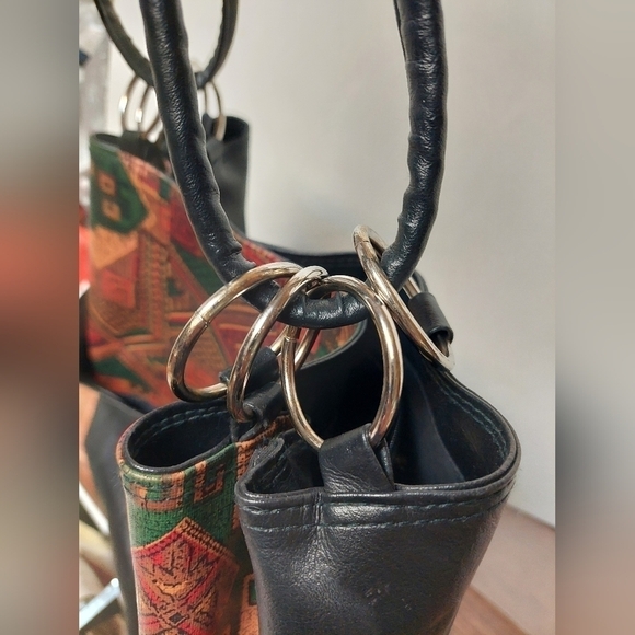 Chenson Synthetic Hobo Tote Bag with Aztec Flare - Picture 5 of 15